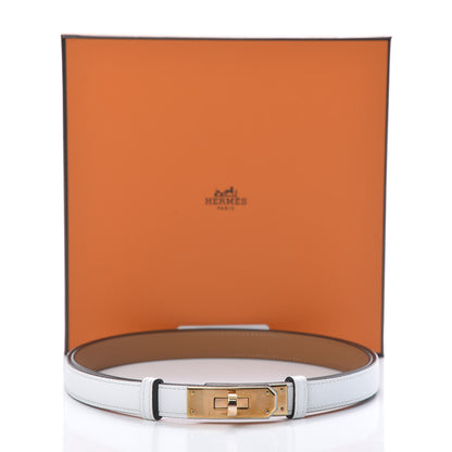 Hermes Epsom Kelly Belt White 6 of 6