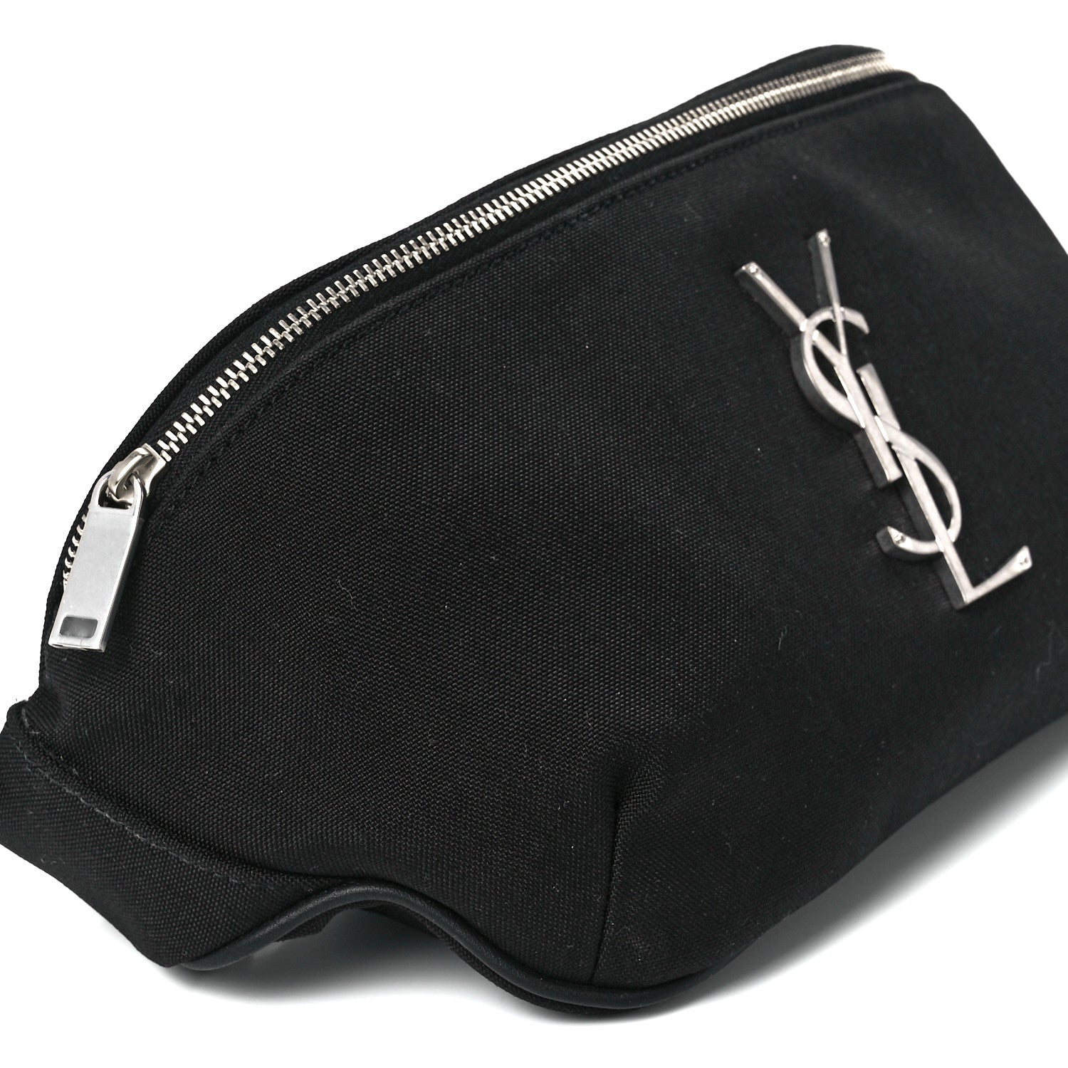 Saint Laurent Canvas Monogram Belt Bag Black 11 of 12