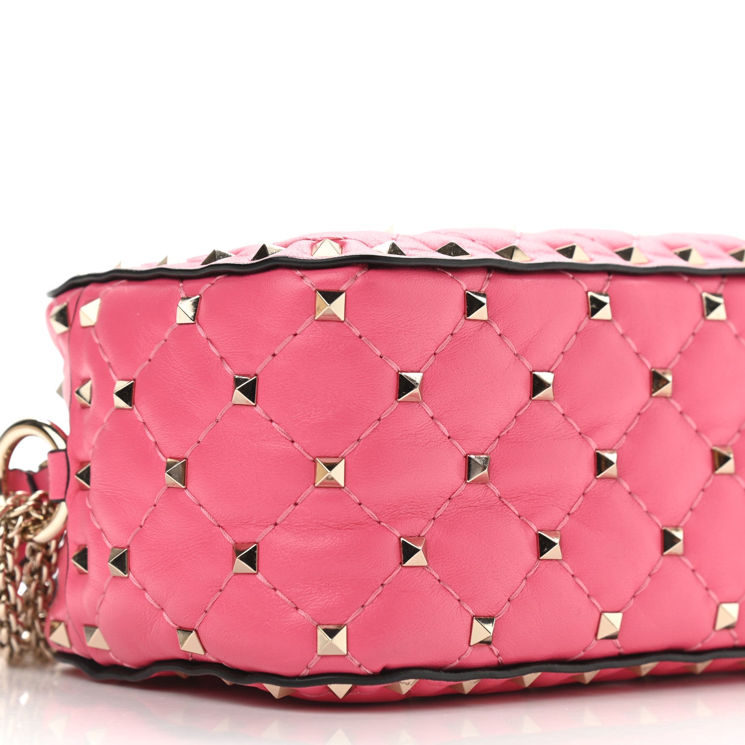 Valentino Garavani Nappa Rockstud Spike Camera Bag Shadow Pink 7 of 8