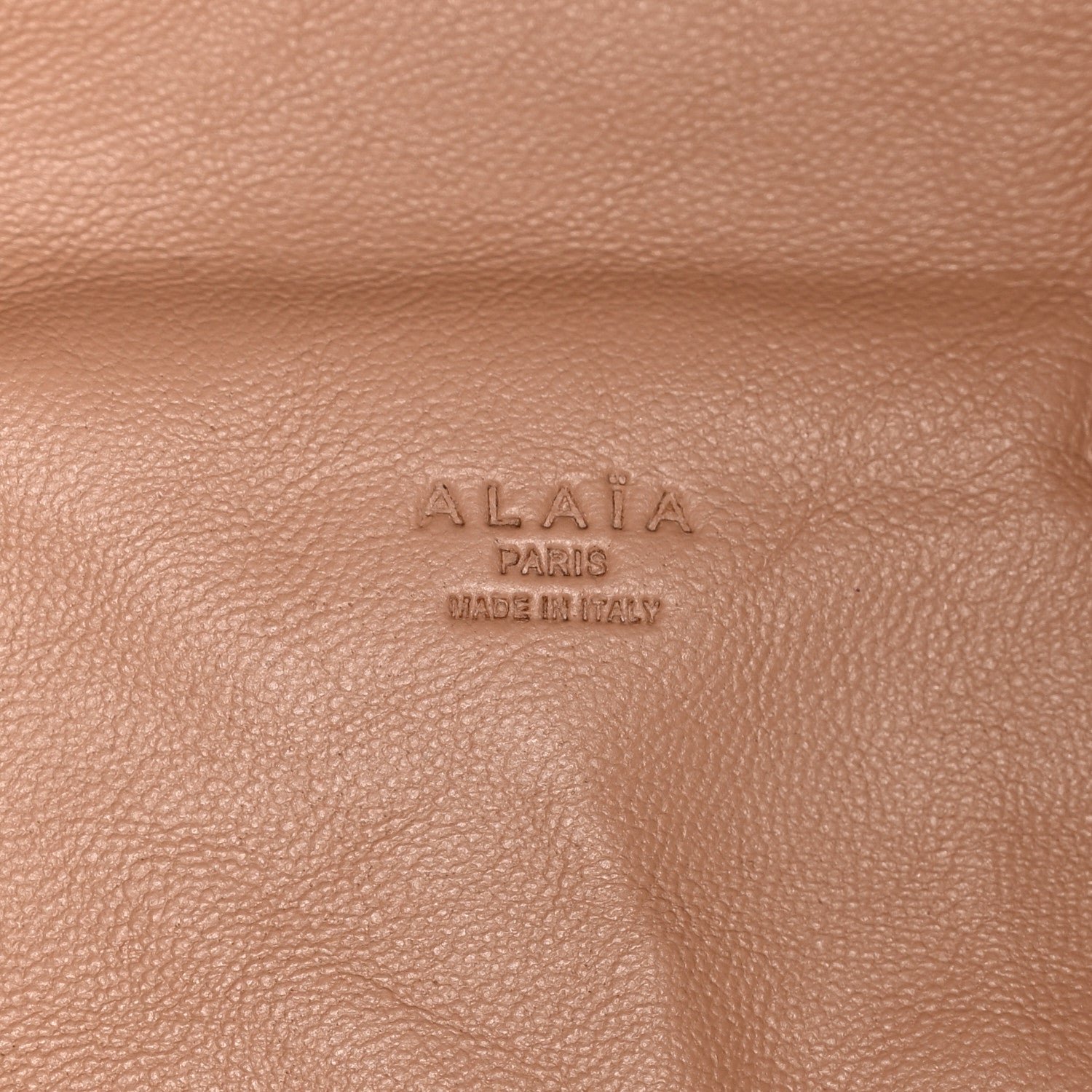 Alaia Snakeskin Laser Cut Mina Tote Neutral 7 of 10