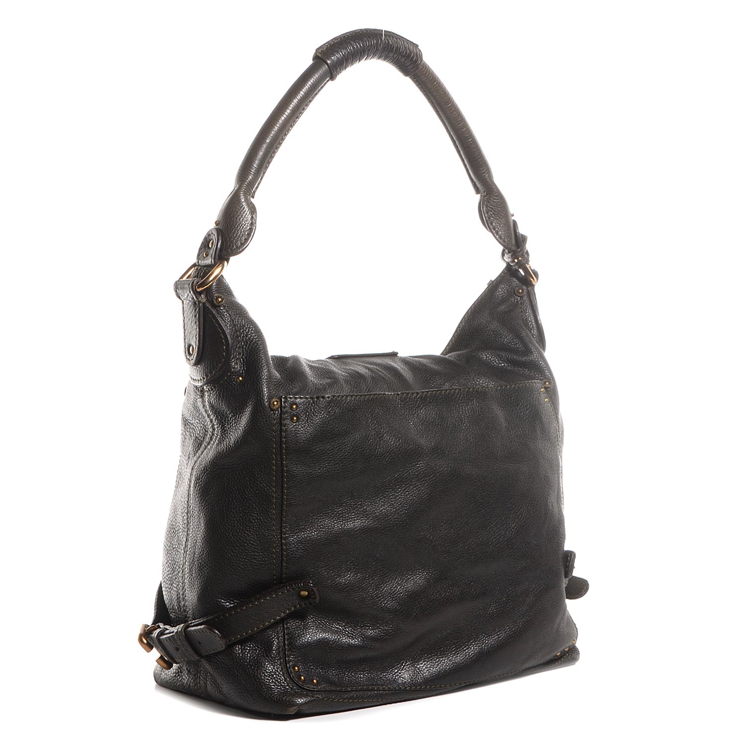 Chloe Leather Paddington Hobo Dark Green 3 of 12