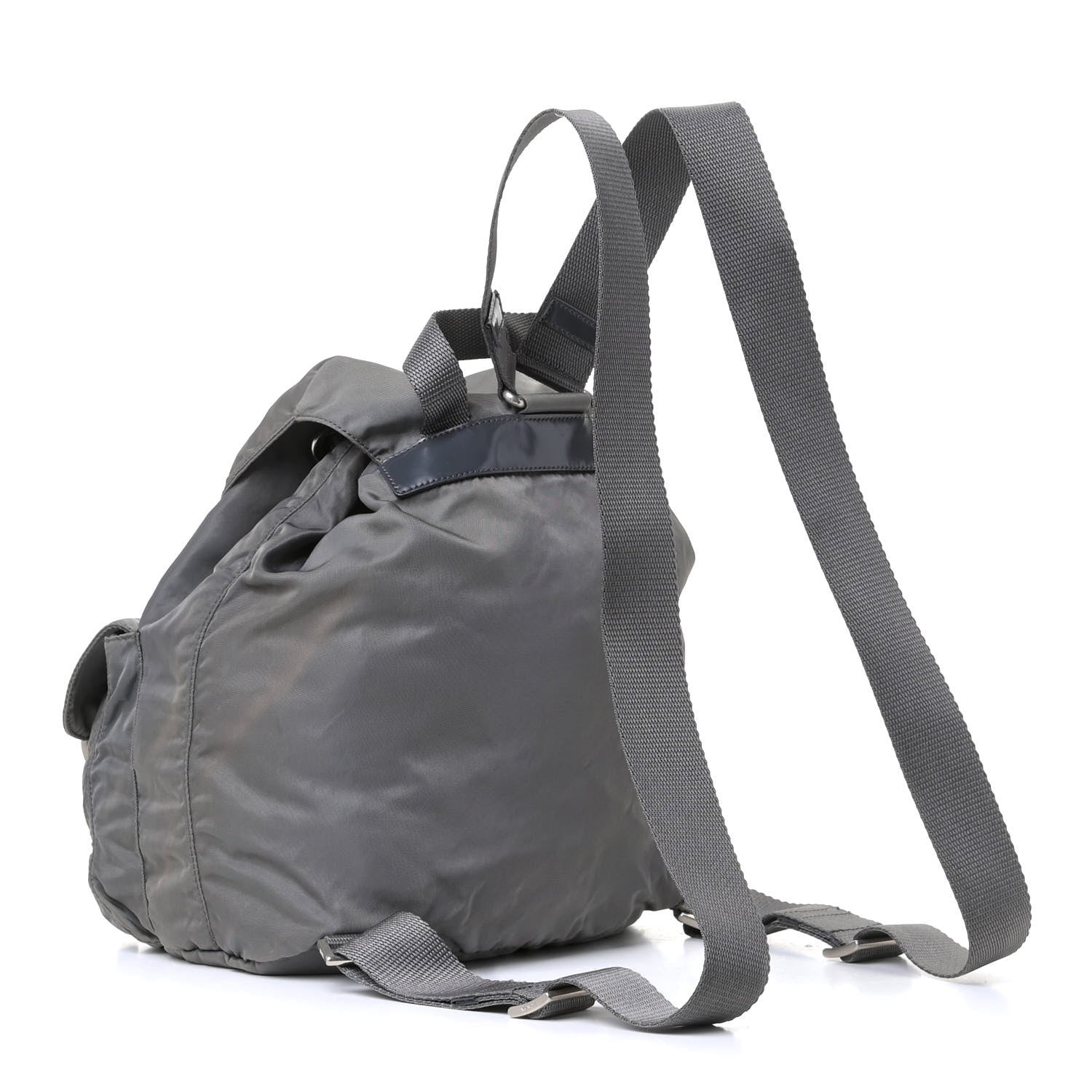 Prada Tessuto Nylon Vela Medium Backpack Ardesia 2 of 9