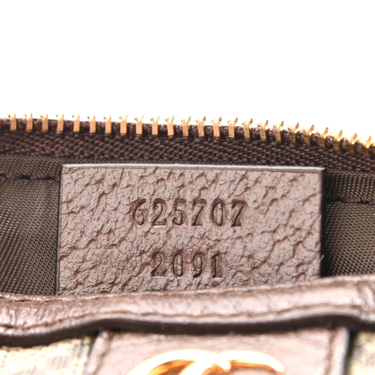 GG Supreme Monogram Web Ophidia Dome Key Pouch Beige New Acero