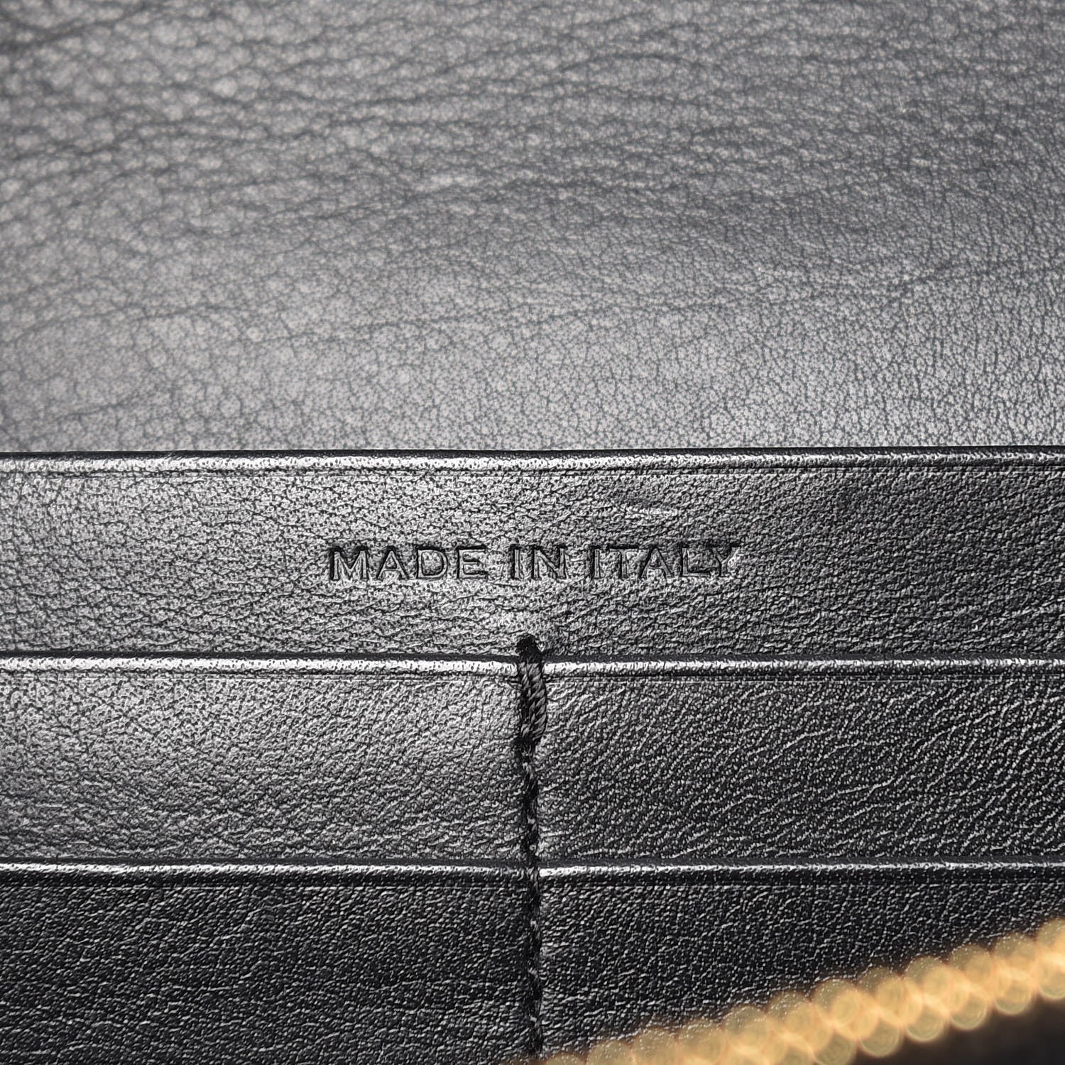 Saint Laurent Calfskin Classic Y Ligne Chain Wallet Black 8 of 14