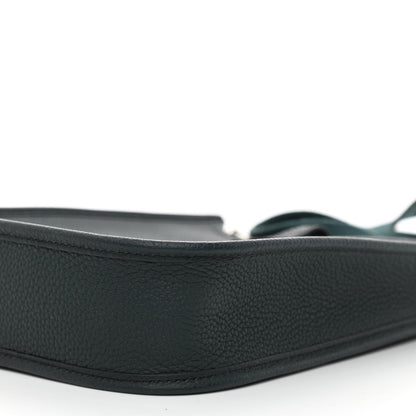 Hermes Taurillon Clemence Evelyne TPM Vert Cypress 9 of 10