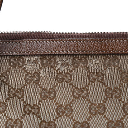 Gucci Monogram Medium Bree Shoulder Bag Beige Tabacco 5 of 5