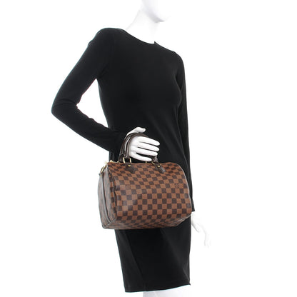 Louis Vuitton Damier Ebene Speedy Bandouliere 25 3 of 9