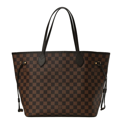 Louis Vuitton Damier Ebene Neo Neverfull MM Rose Ballerine 3 of 13