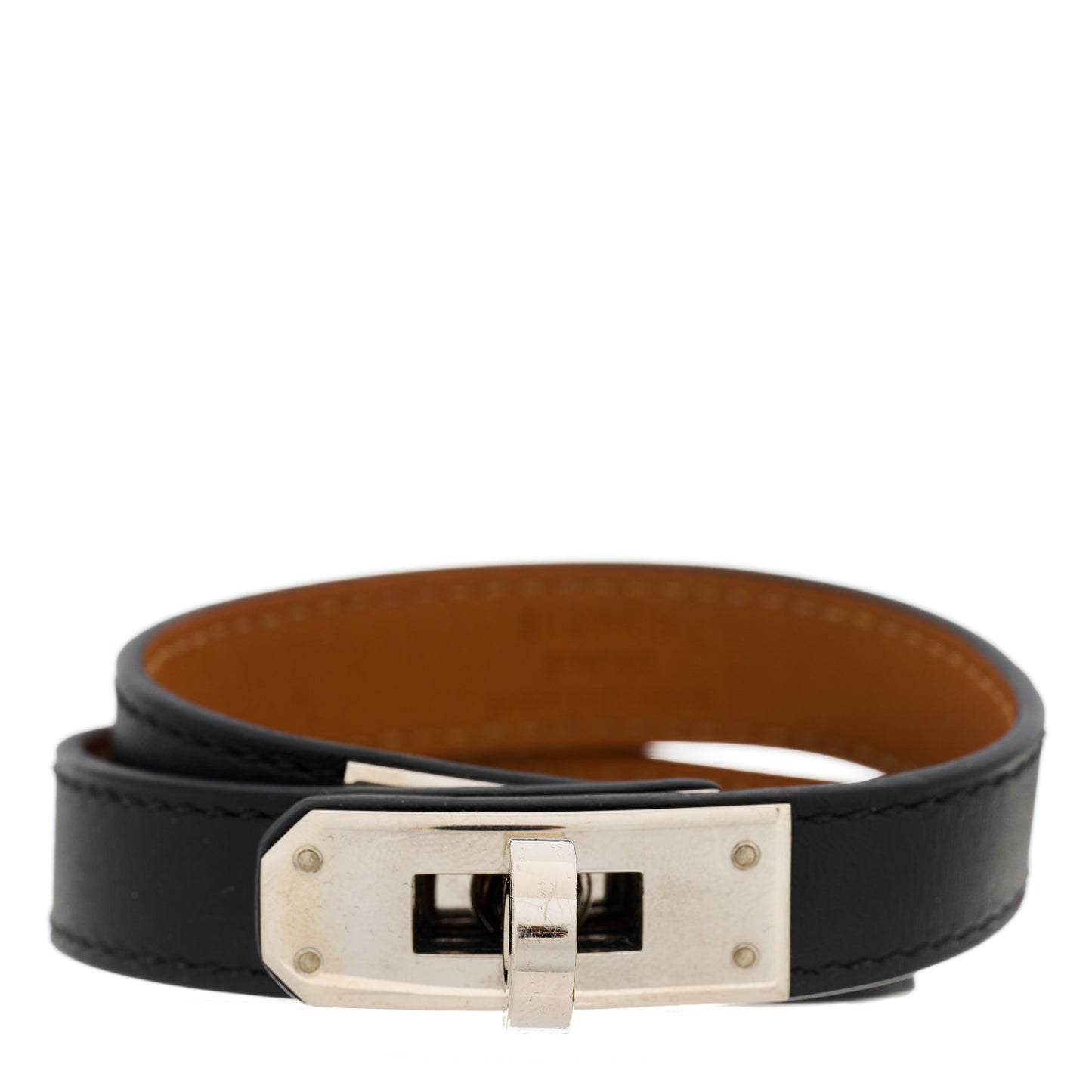 Swift Mini Kelly Double Tour Bracelet Black
