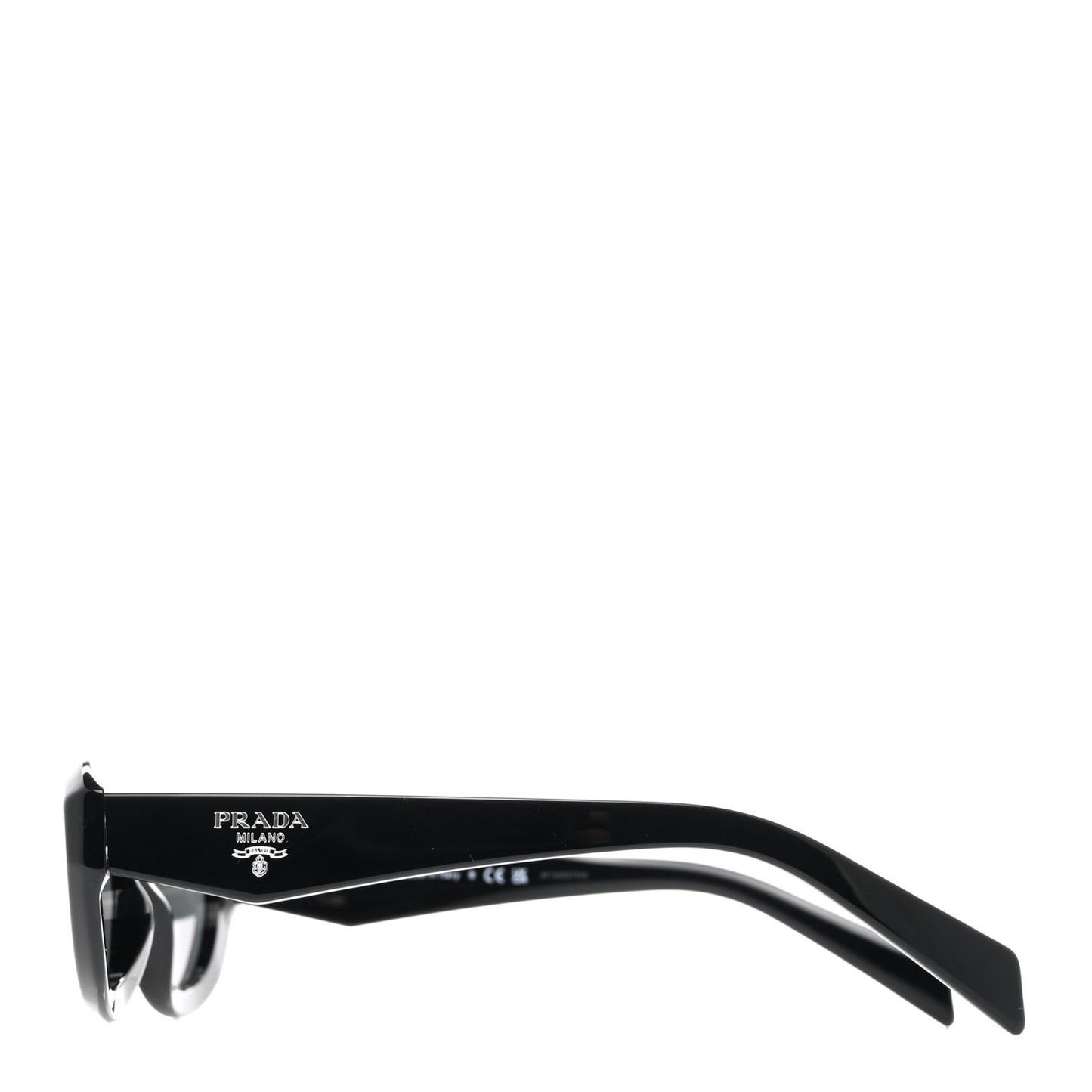 Acetate Oval Sunglasses SPR 26Z Black