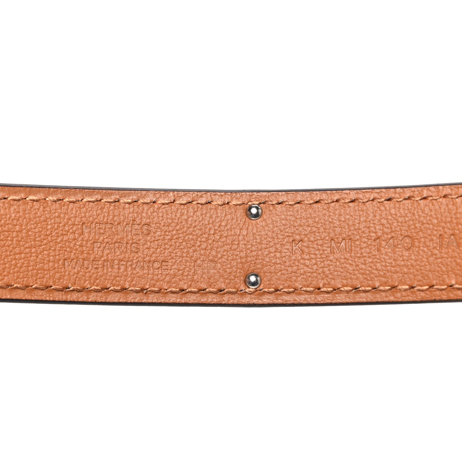 Hermes Metallic Chevre Chamkilight Kelly Belt Argent 3 of 3