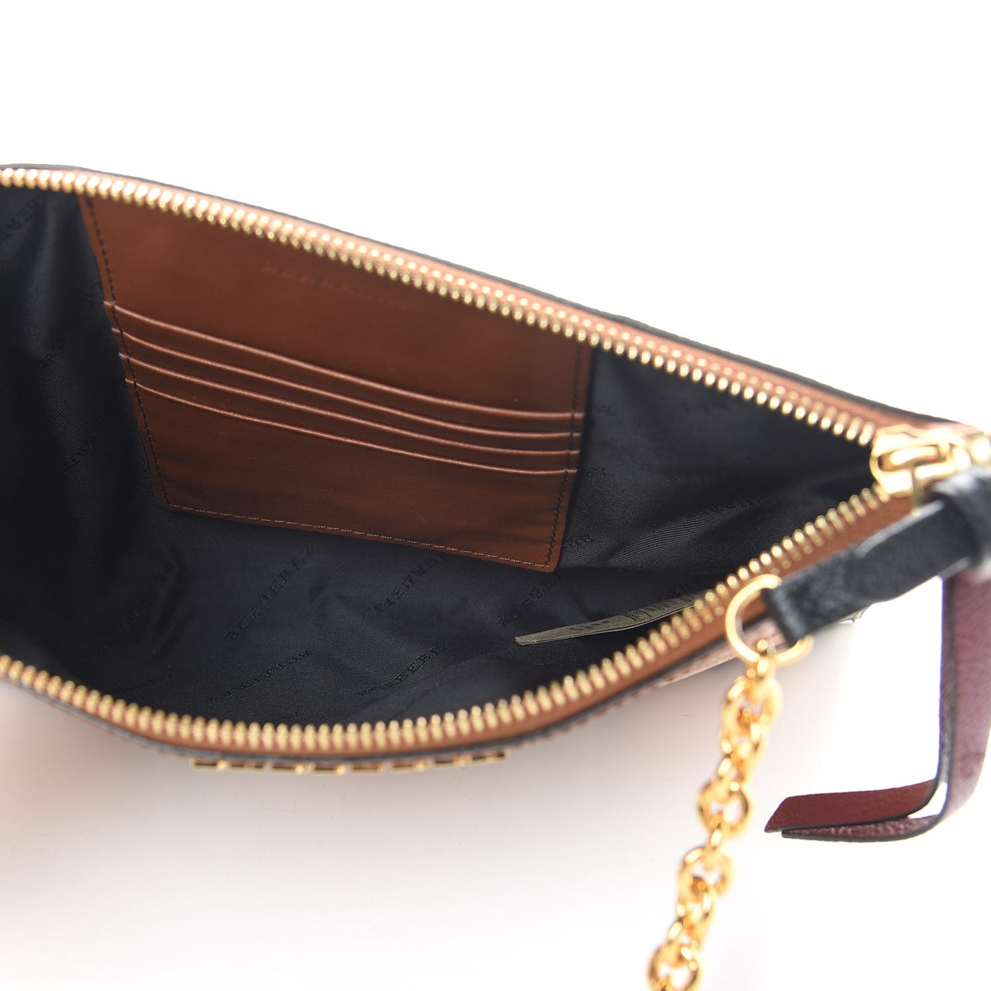 Haymarket Check Peyton Crossbody Clutch Bag Toffee