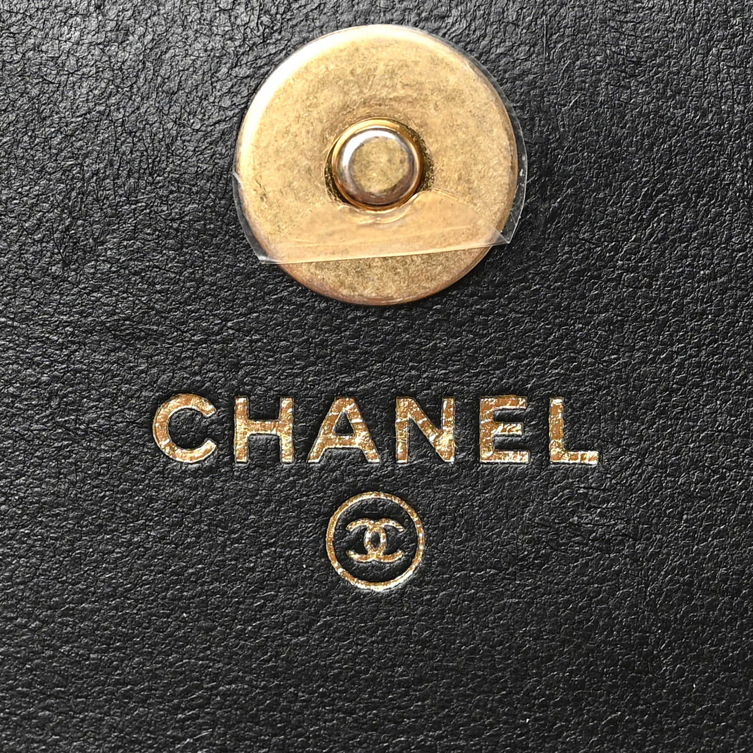 Chanel Lambskin Quilted Coco Clips Mini Wallet On Chain WOC Black 6 of 10