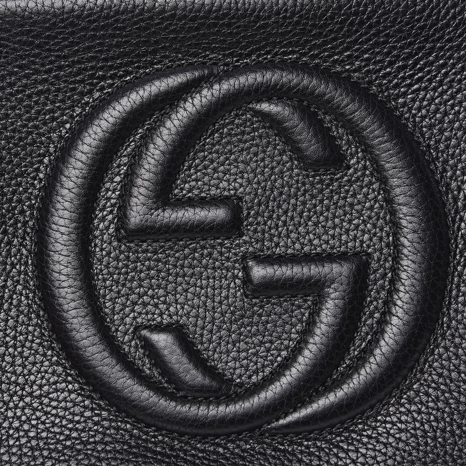 Gucci Pebbled Calfskin Small Soho Disco Bag Black 10 of 14