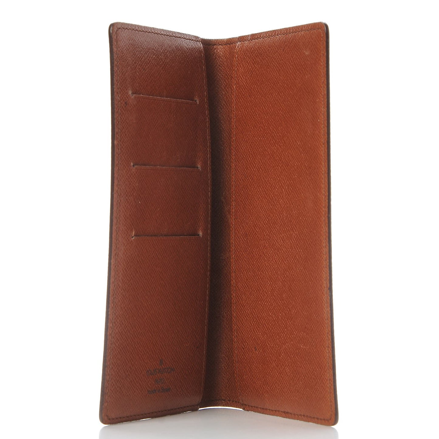 Monogram Checkbook Holder Case Wallet