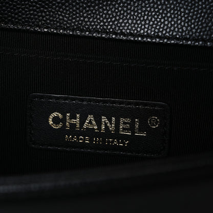 Chanel Caviar Quilted Small Boy Flap Black 6 of 10
