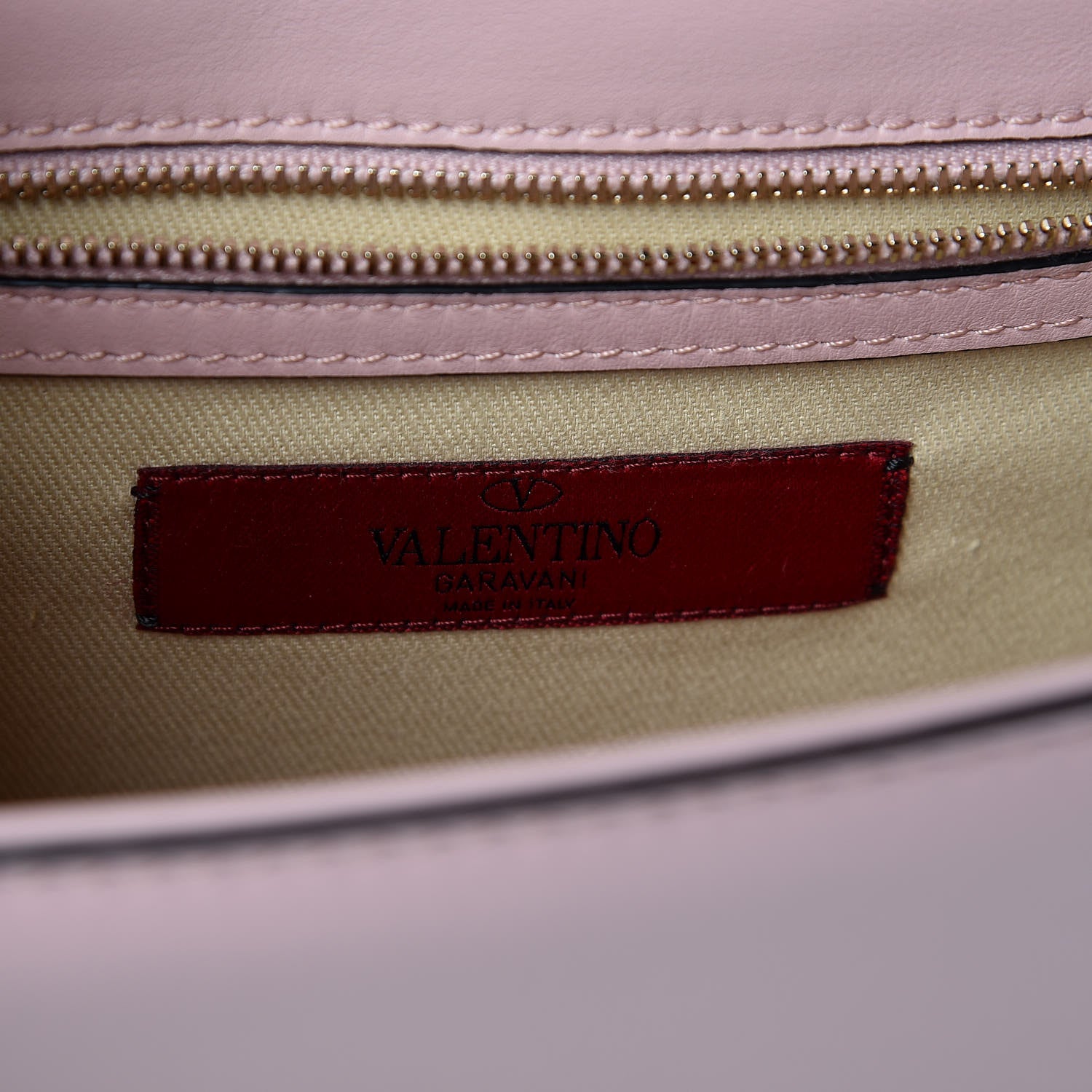Valentino Garavani Vitello Small Glam Lock Rockstud Flap Water Rose 6 of 10