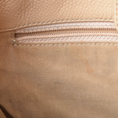 Chanel Caviar Quilted Petit Shopping Tote PST Beige Clair 10 of 16