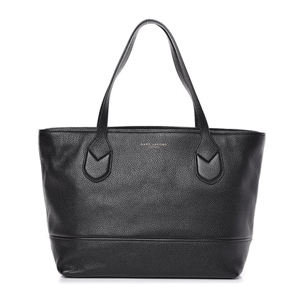 Marc Jacobs Pebbled Calfskin Shopping Tote Black 1 of 10