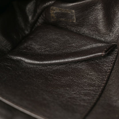 Chanel Caviar Large Half Moon Flap Brown 11 of 12