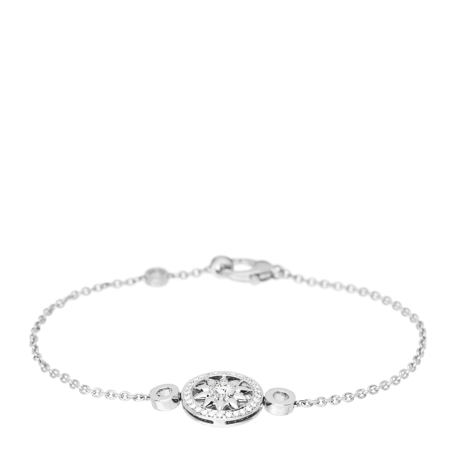 Platinum Diamond Gates Bracelet