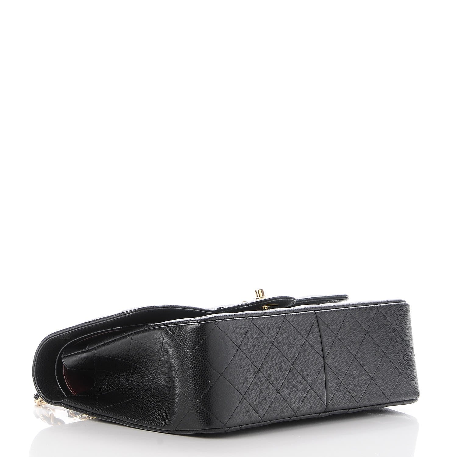 Chanel Caviar Quilted Jumbo Double Flap Black 5 of 9