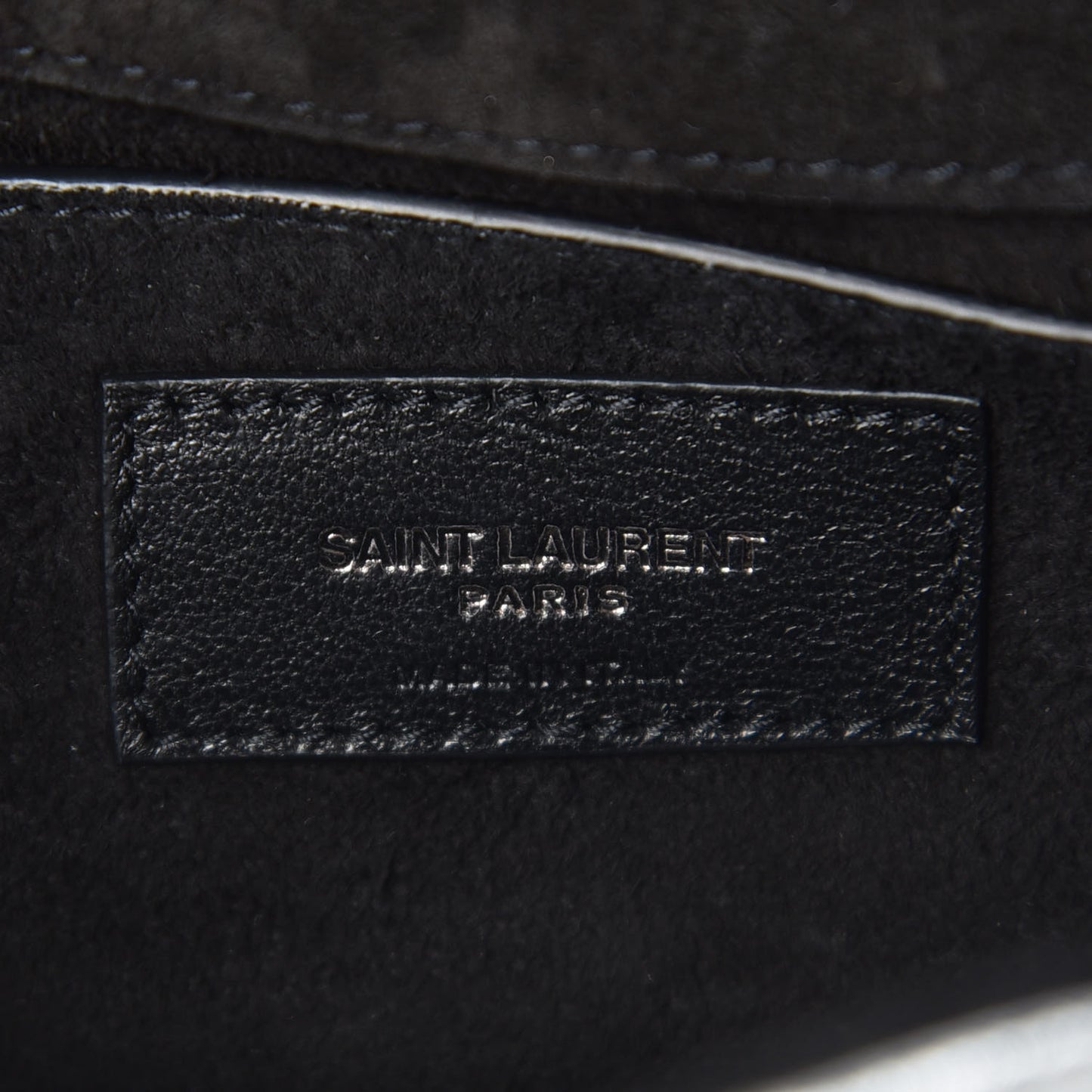 Metallic Lambskin Patchwork Monogram Small Jamie Silver