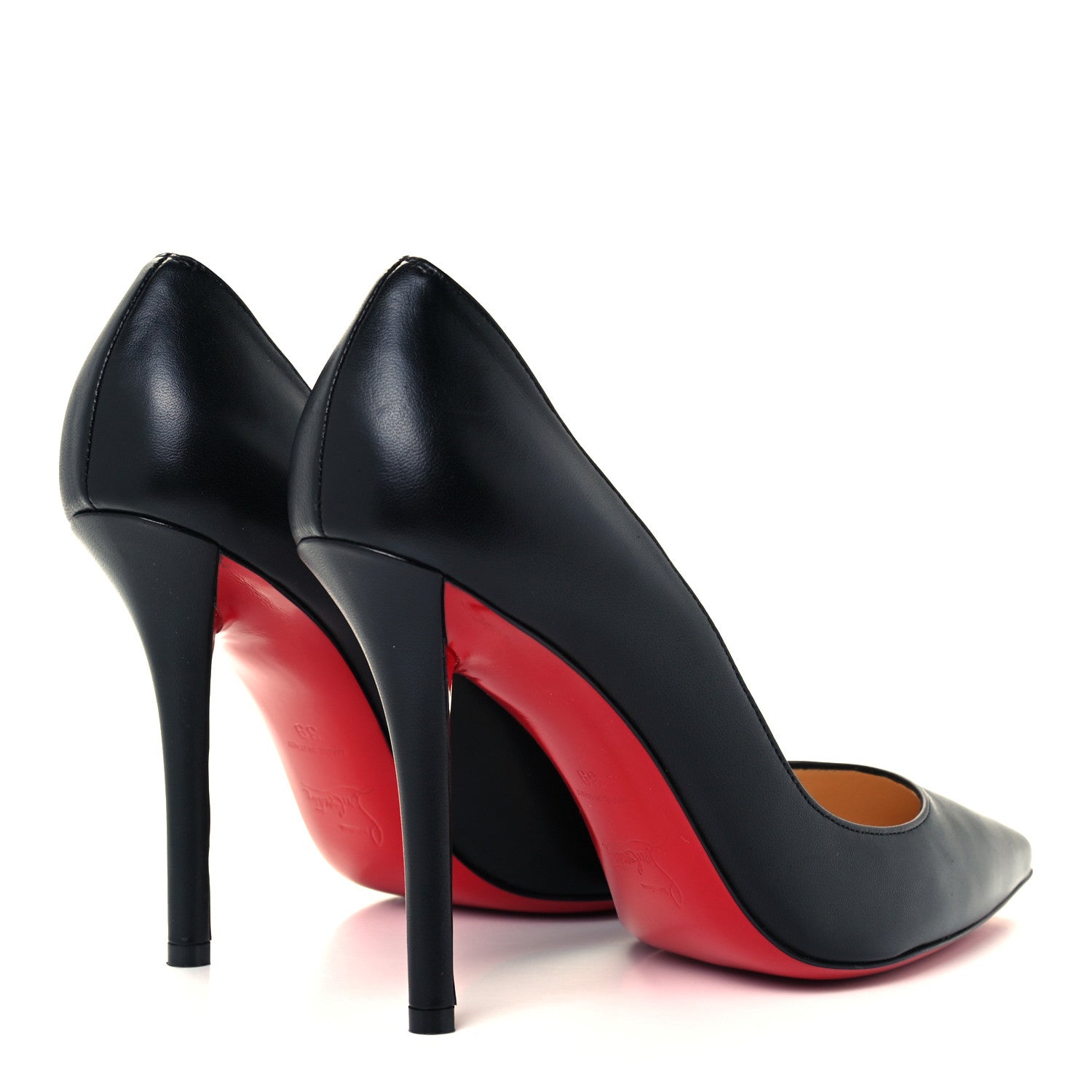 Christian Louboutin Nappa Apostrophy 100 Pumps 39 Black 4 of 11