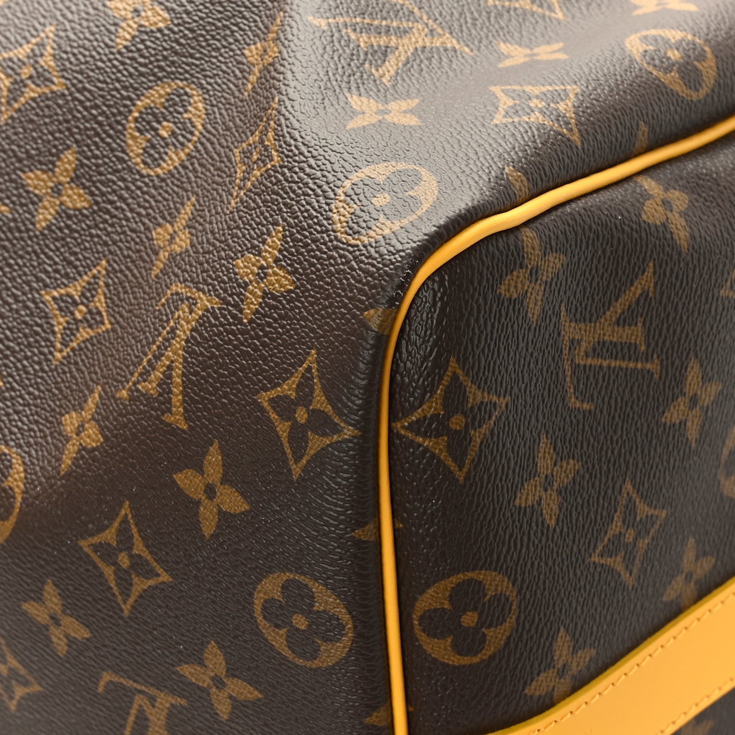 Louis Vuitton Monogram Keepall Bandouliere 50 Jaune Mat 9 of 9