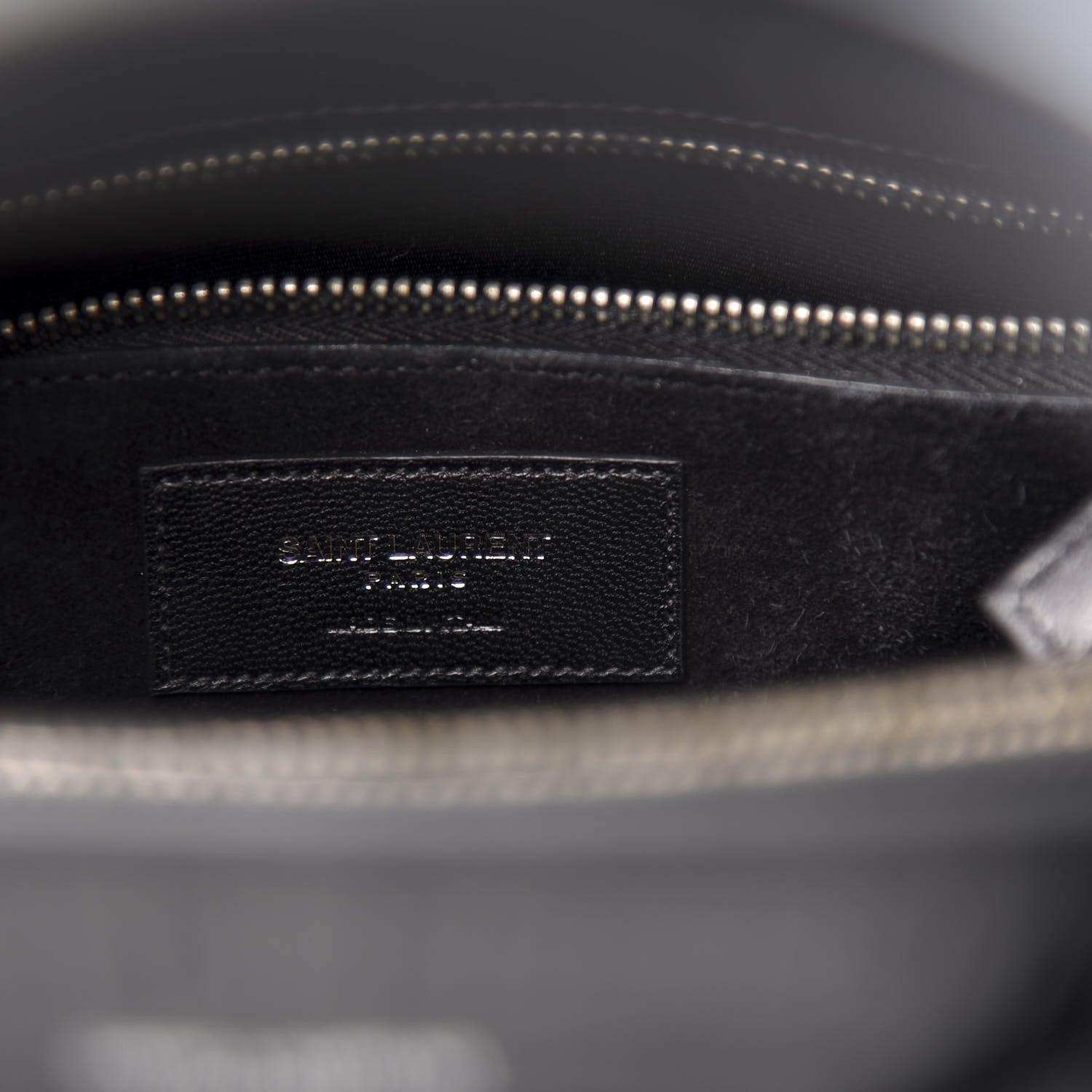 Saint Laurent Calfskin Crocodile Embossed Small Sac de Jour Black 7 of 11