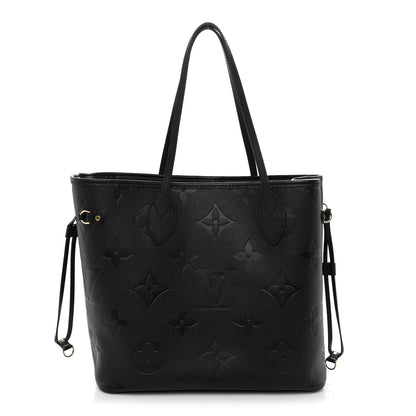 Louis Vuitton Empreinte Monogram Giant Neverfull MM Black 1 of 9