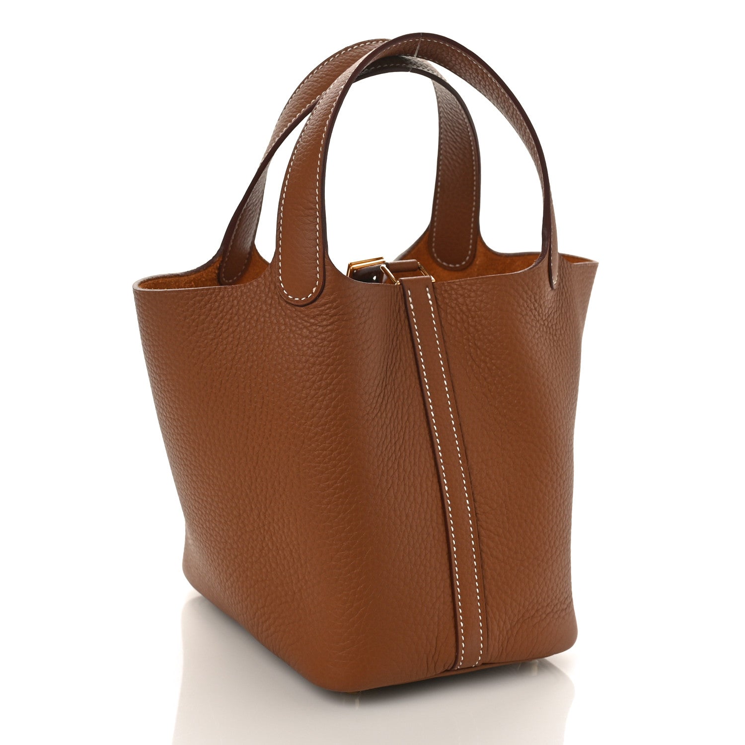 Hermes Taurillon Clemence Picotin Lock 18 PM Gold 2 of 9