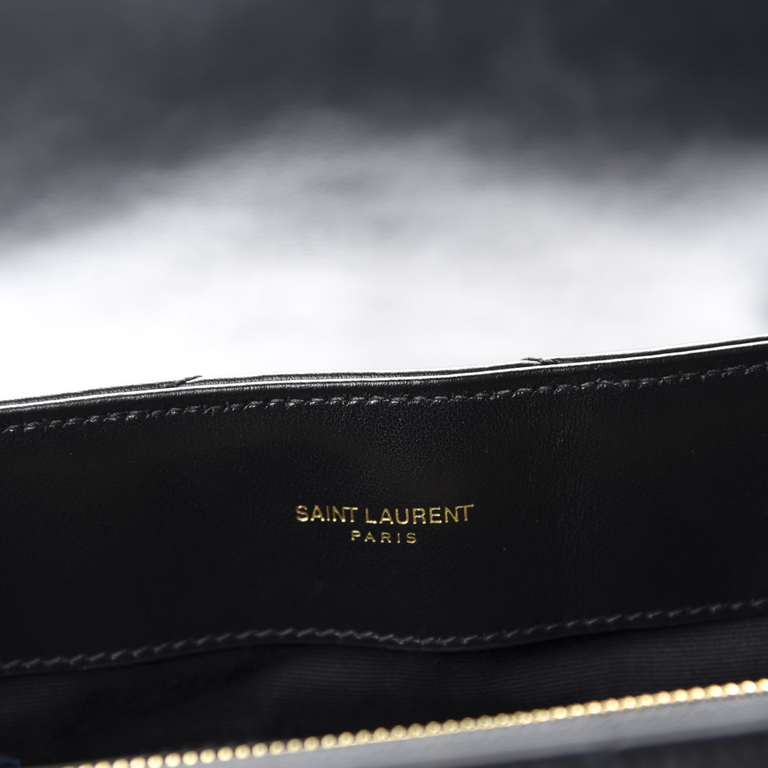 Saint Laurent Calfskin Y Quilted Monogram Medium Loulou Chain Satchel Black 9 of 11