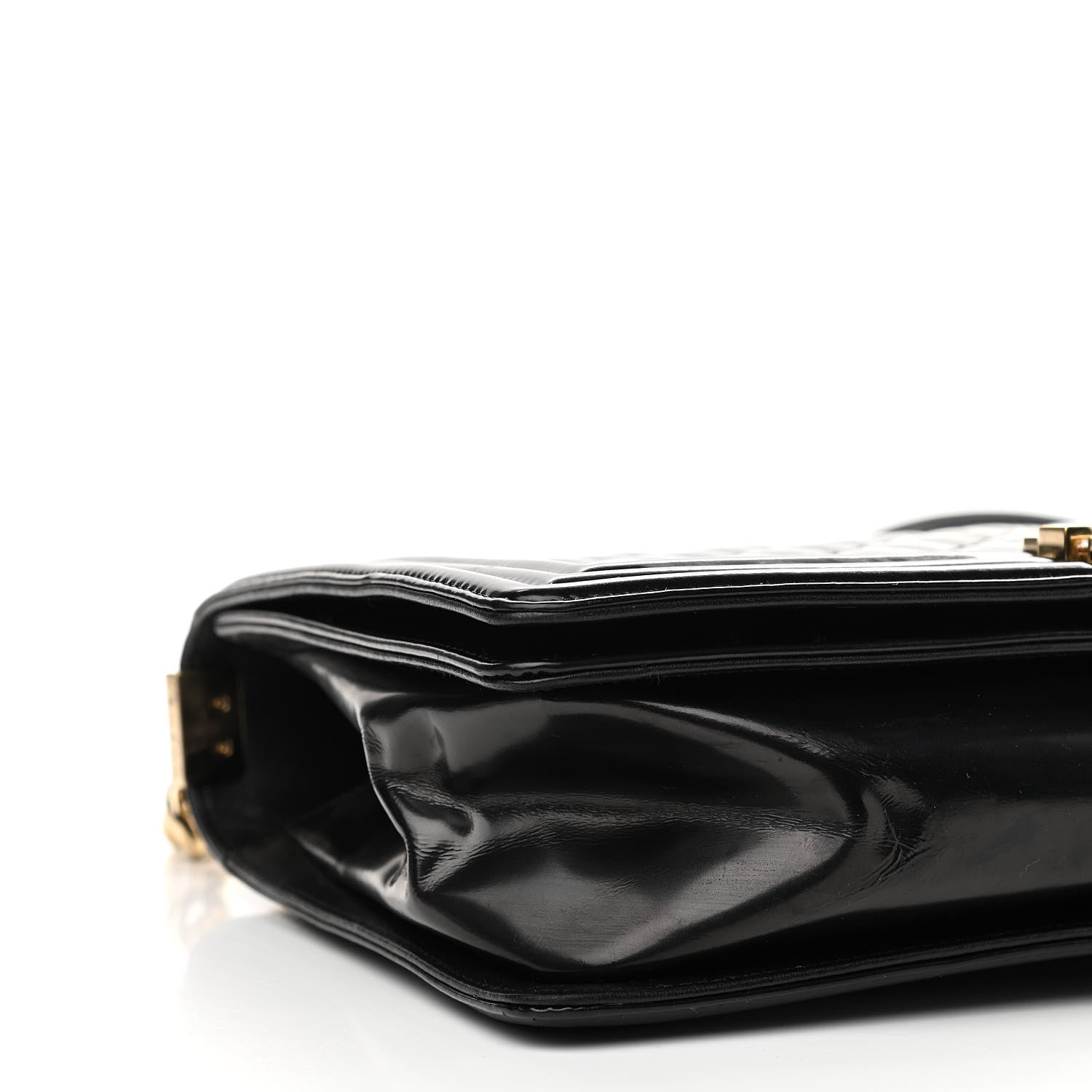 Chanel Iridescent Glazed Calfskin Quilted New Medium Boy Flap Black 9 of 13