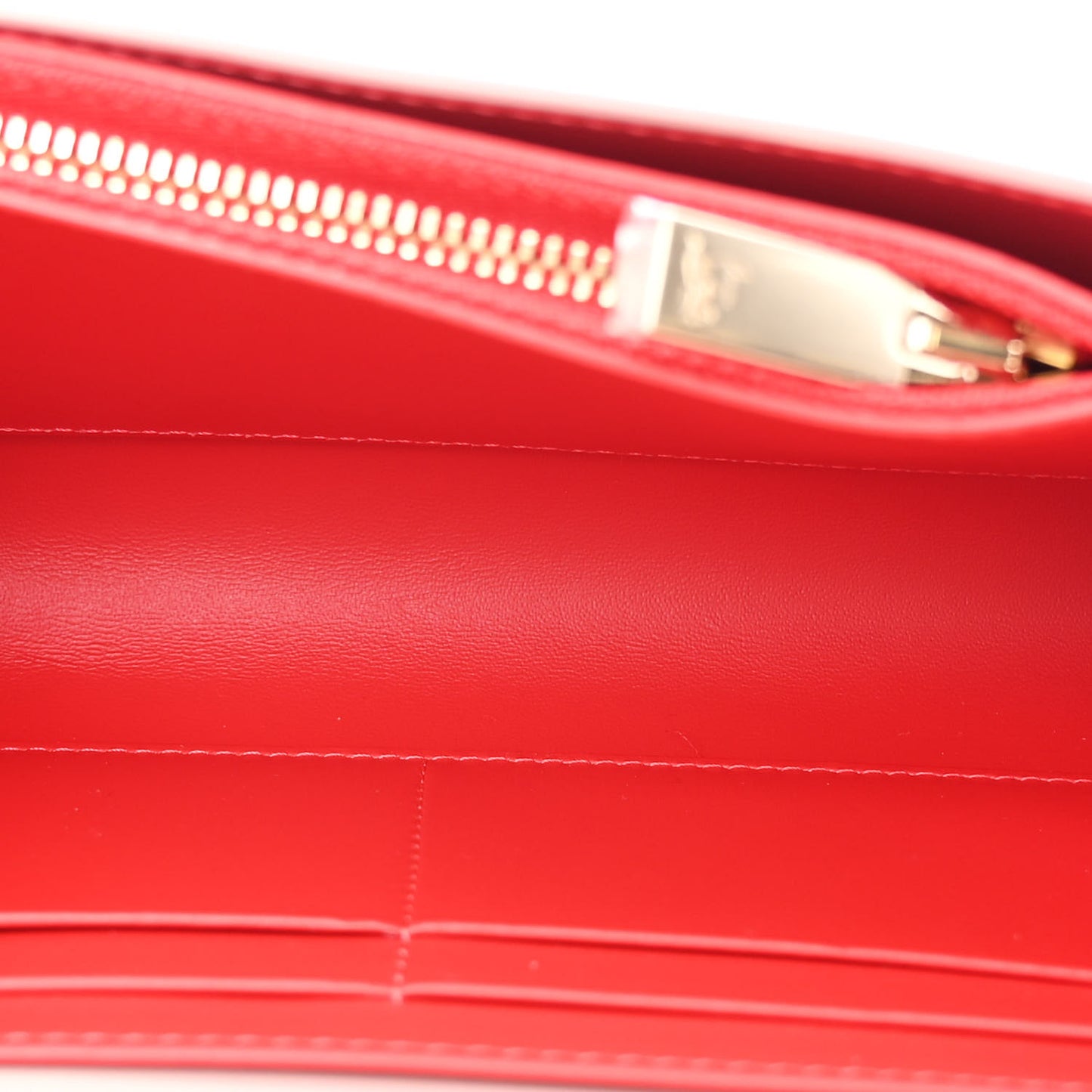 Metallic Patent Calfskin Spikes Loubinthesky Paloma Clutch Pink