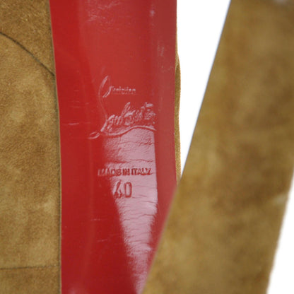 Christian Louboutin Suede Bibi 140 Pumps 40 Camel 5 of 6