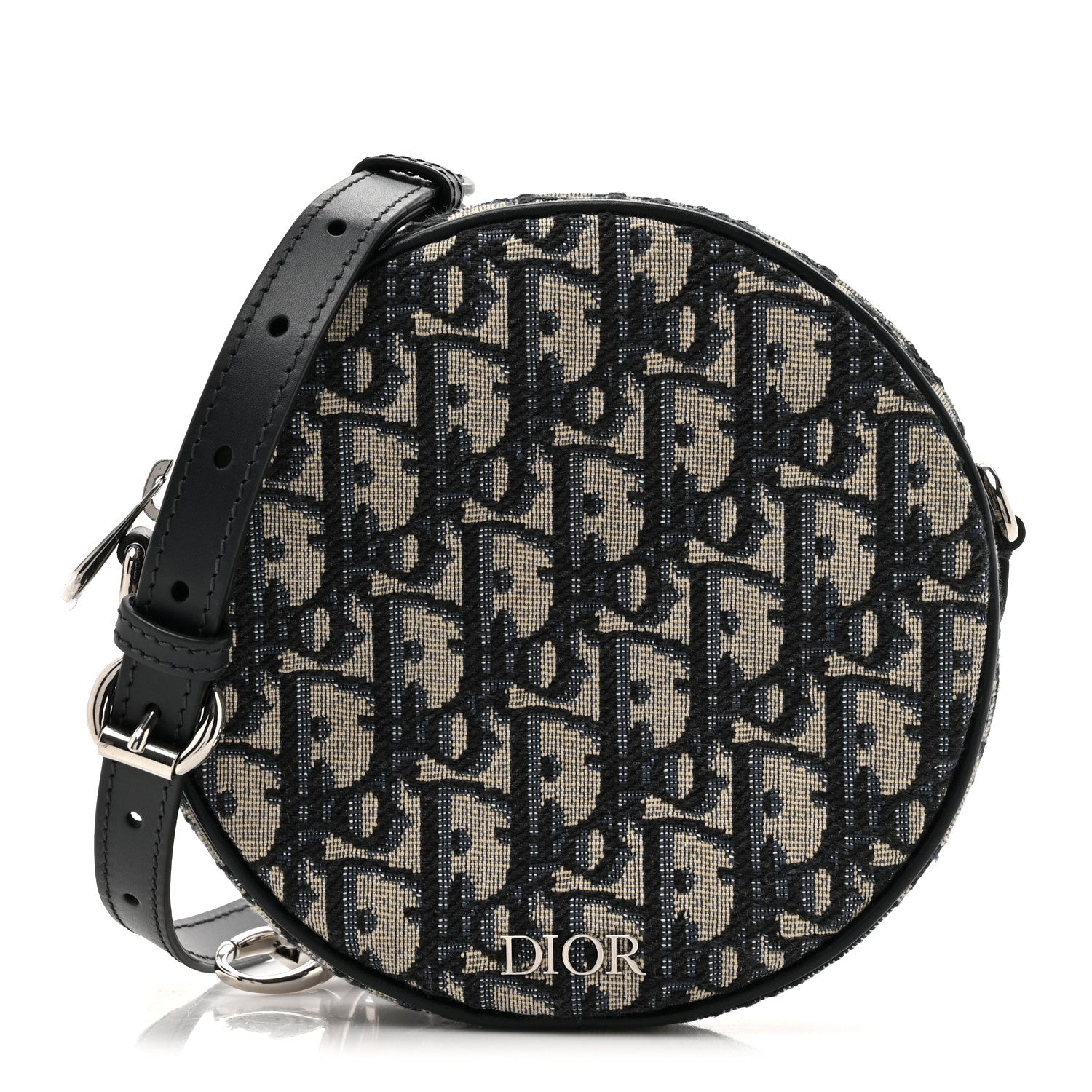 Christian Dior Oblique Jacquard Baby Ball Cross Body Bag Blue 1 of 11
