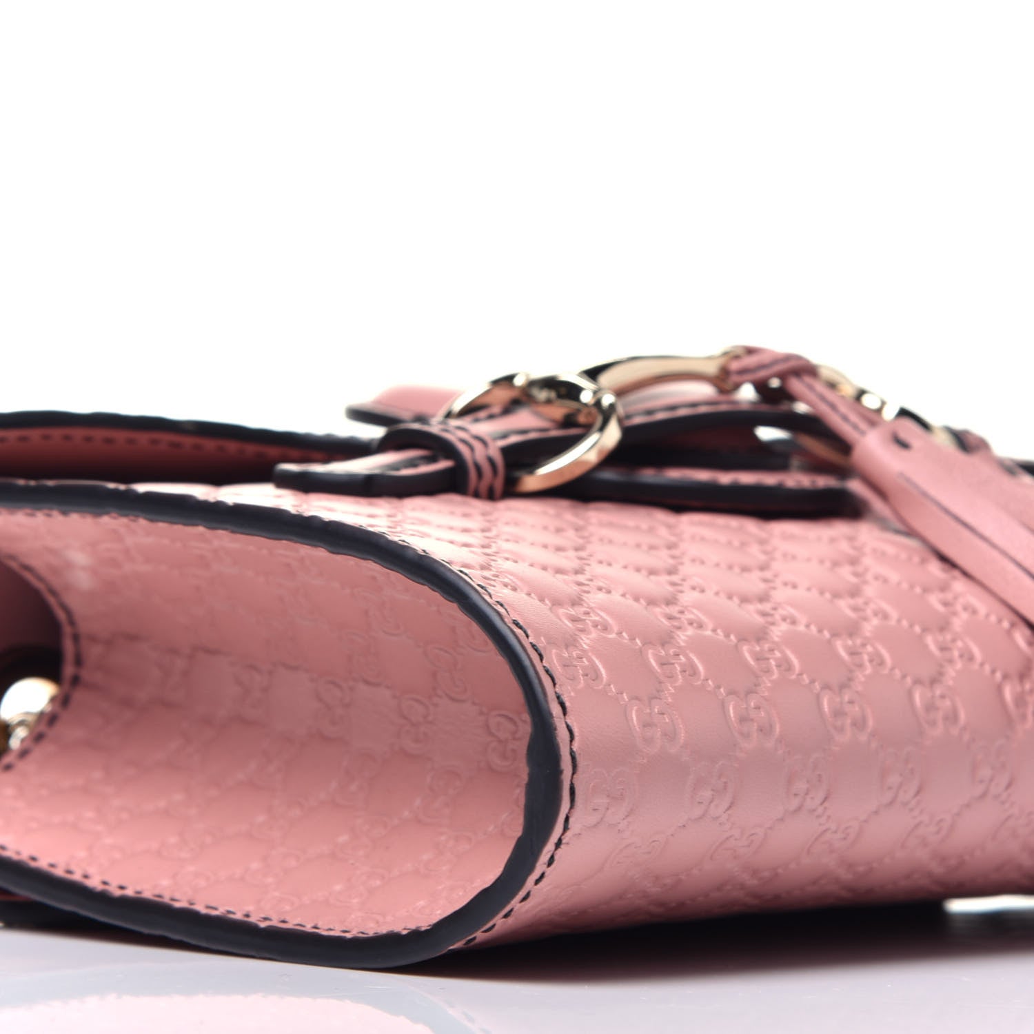 Gucci Microguccissima Mini Emily Shoulder Bag Soft Pink 8 of 9