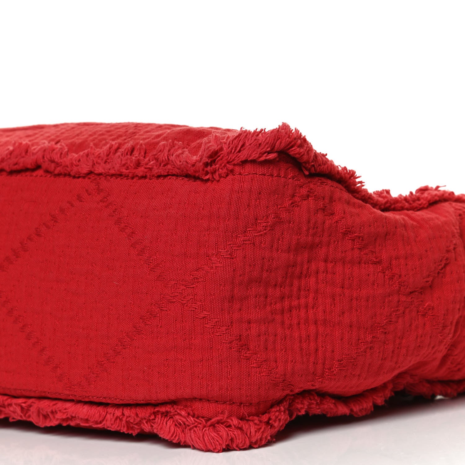 Chanel Canvas Large Double Face Shopping Tote Red 10 of 10