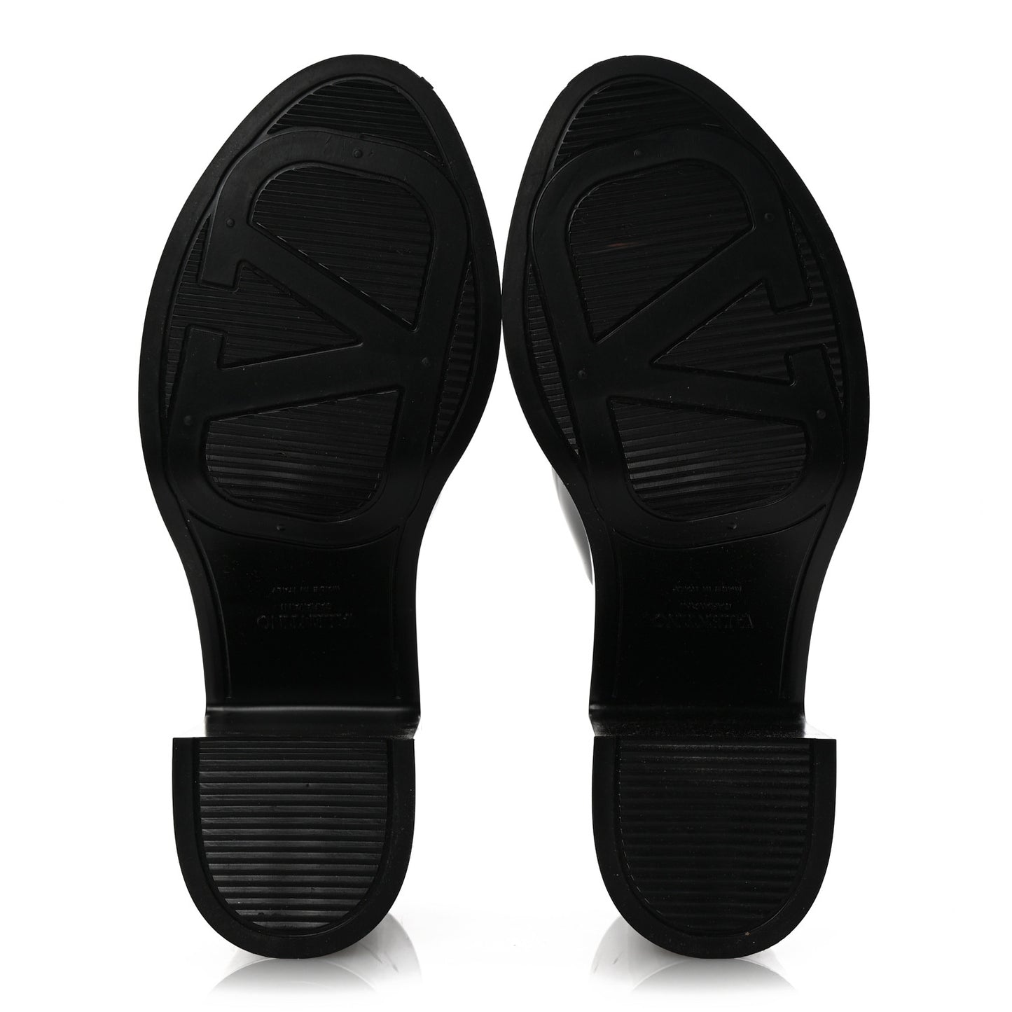 Rubber VLogo PM Platform Slide Sandals 39 Black