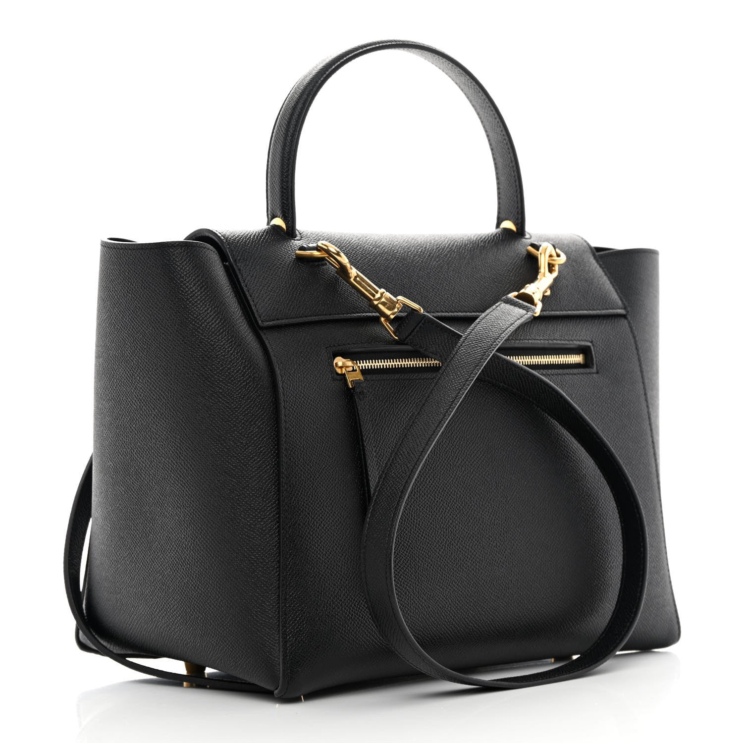 Celine Grained Calfskin Mini Belt Bag Black 3 of 12