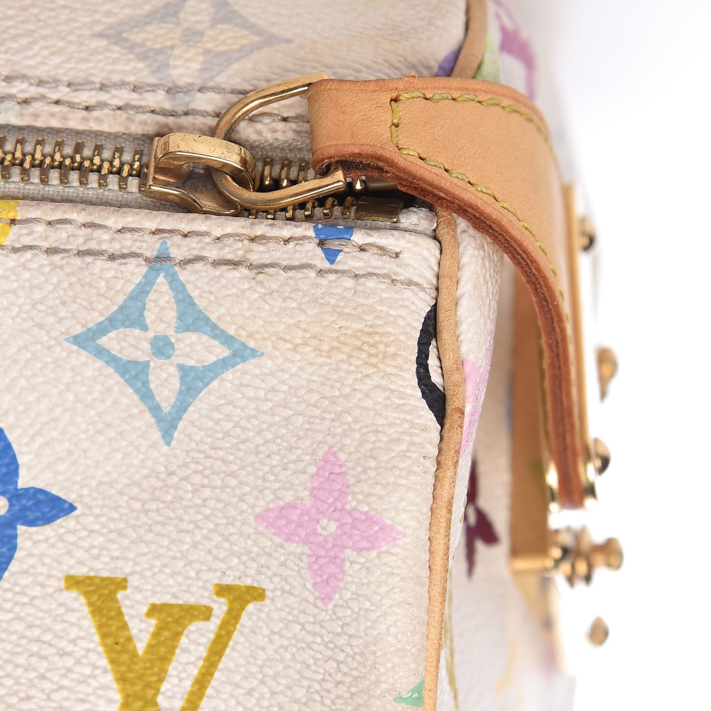 Monogram Multicolor Speedy 30 White