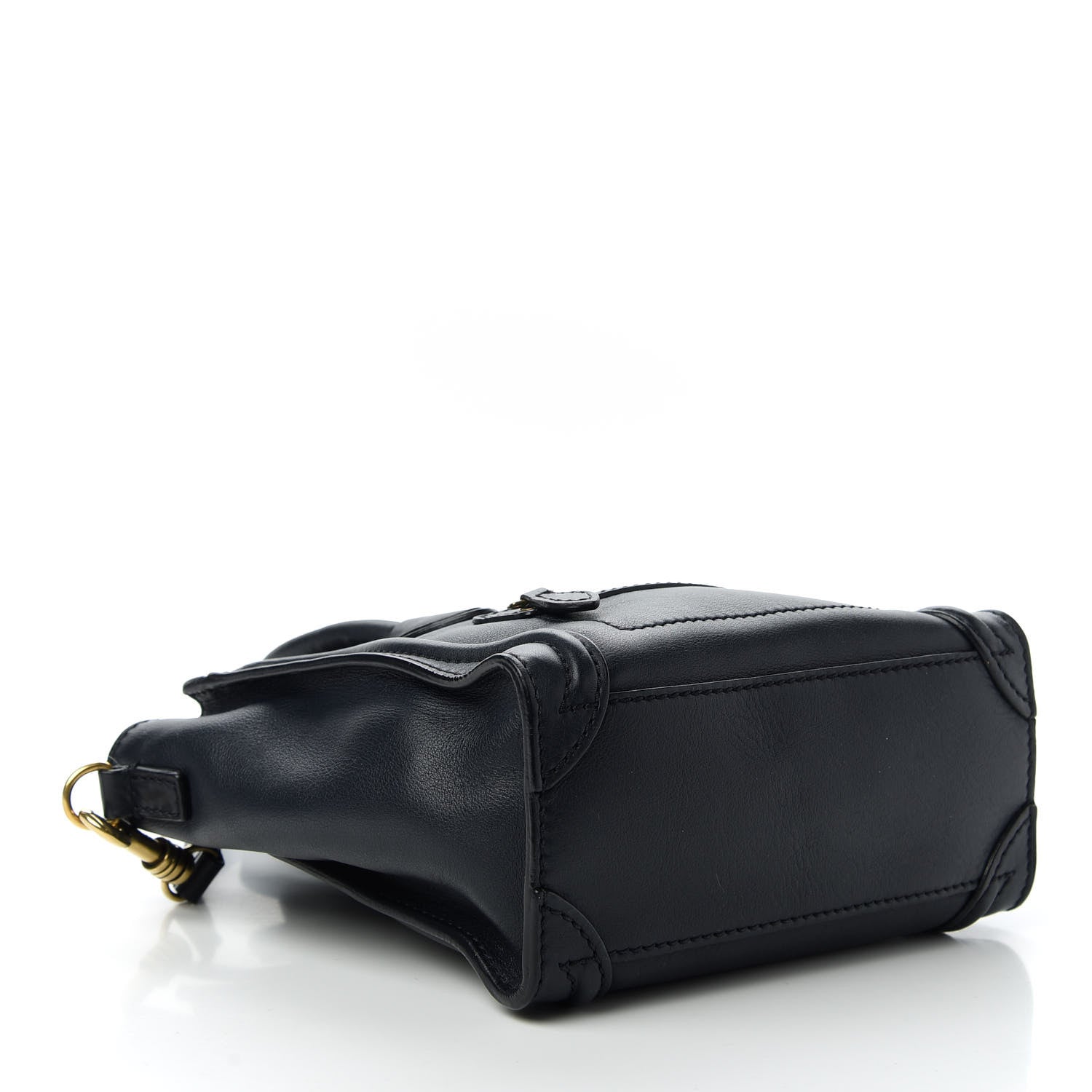 Celine Smooth Calfskin Nano Luggage Black 4 of 10