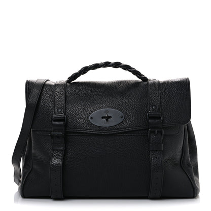 Mulberry Heavy Grain Oversized Alexa Black 1 of 10