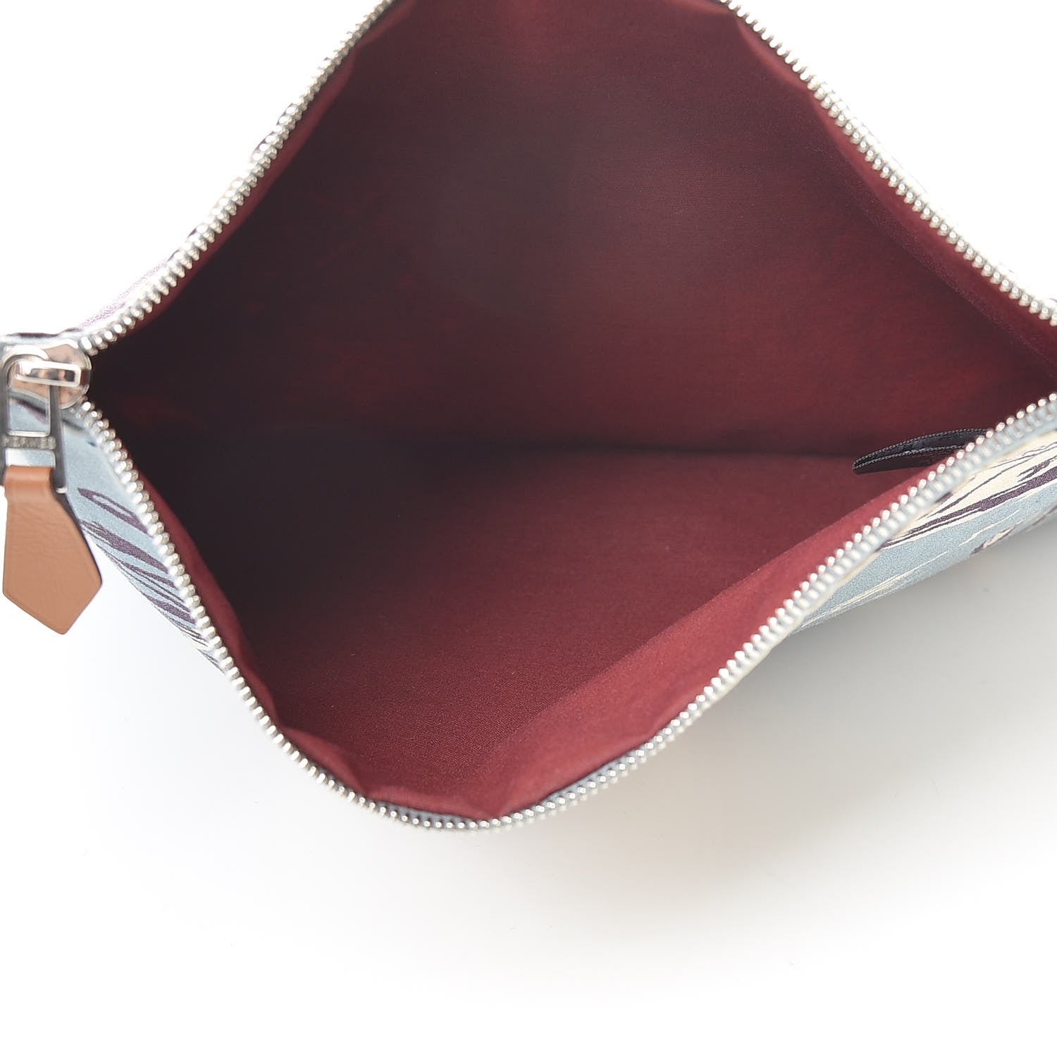 Hermes Toile Flat Equator Trousse PM Bleu 5 of 7