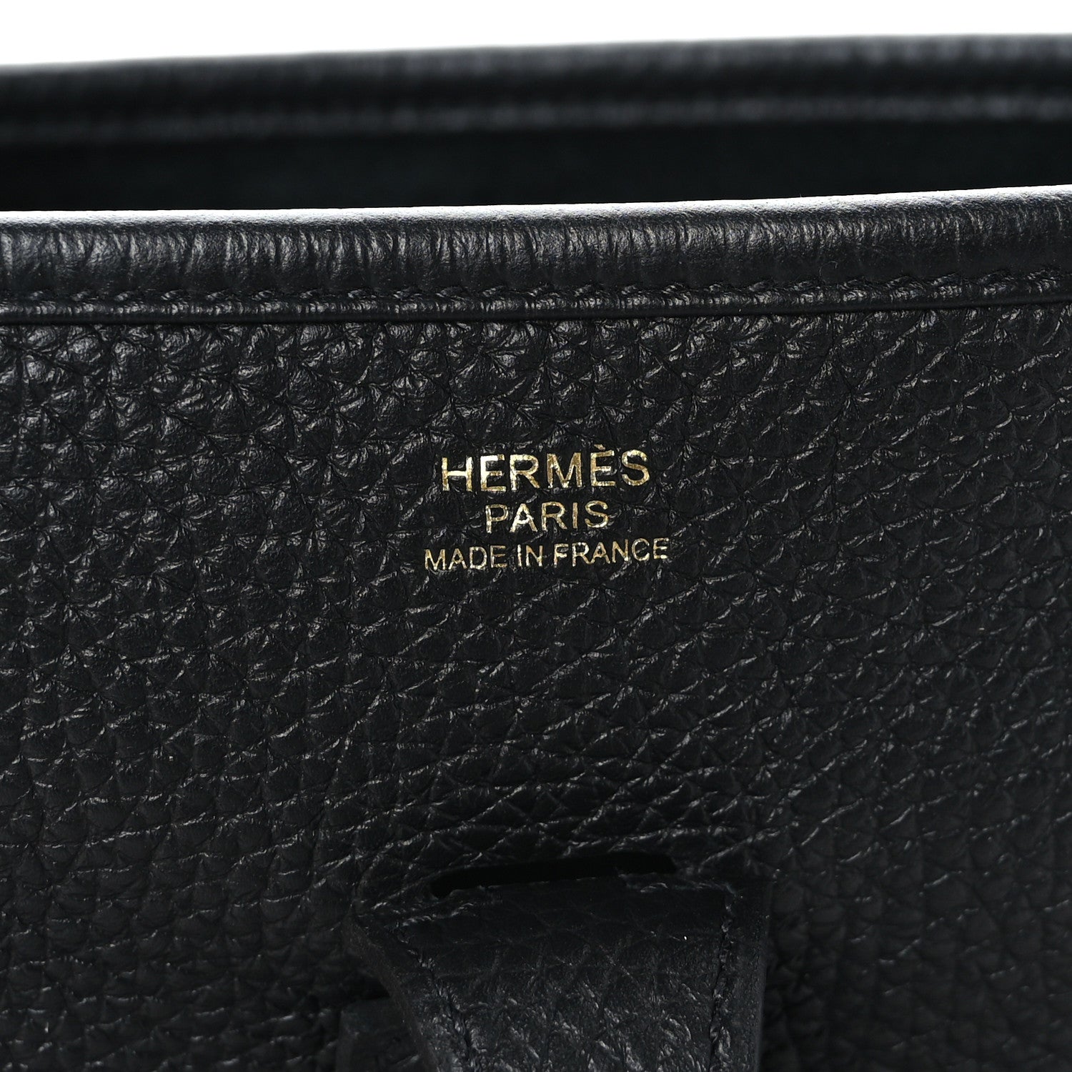 Hermes Taurillon Clemence Evelyne III PM Black 5 of 8
