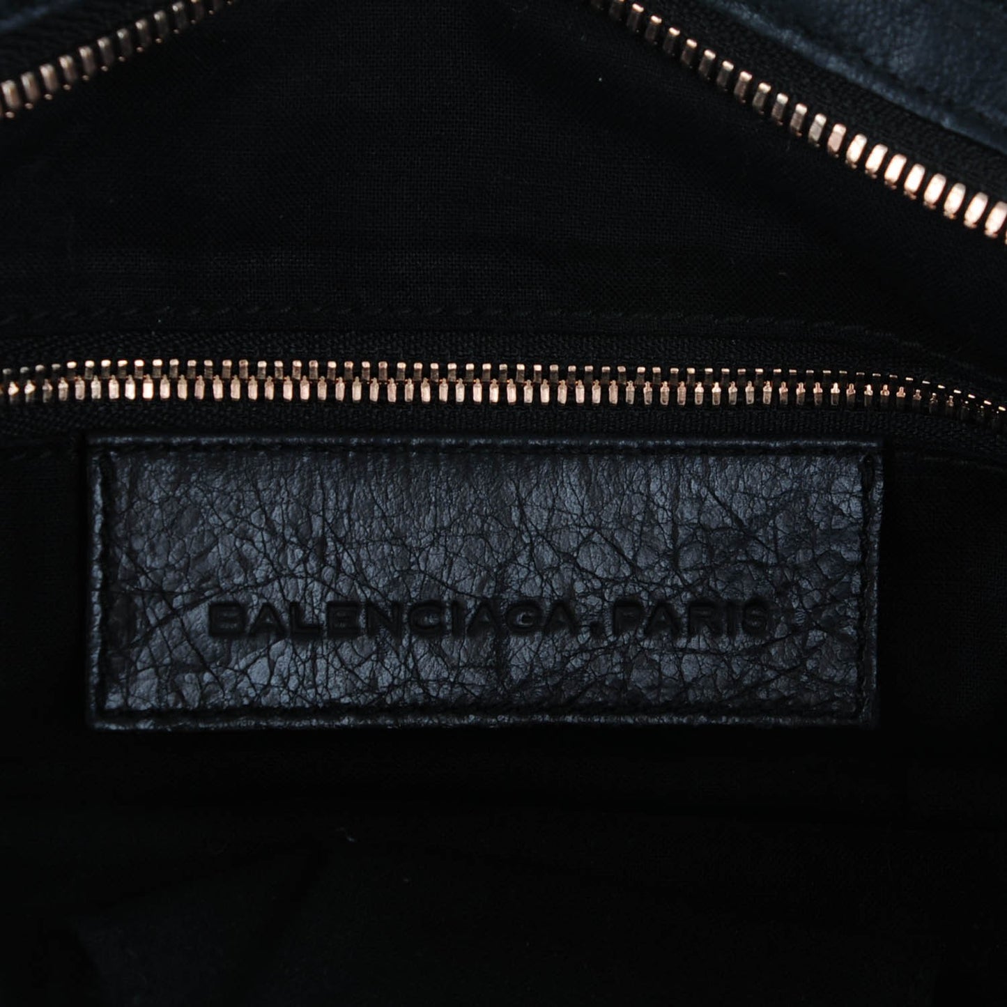 Agneau Giant 12 Rose Gold Hardware Town Black