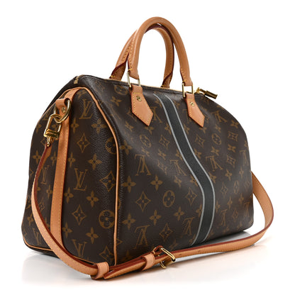 Louis Vuitton Monogram My LV Heritage Speedy Bandouliere 30 Black Gris 3 of 9