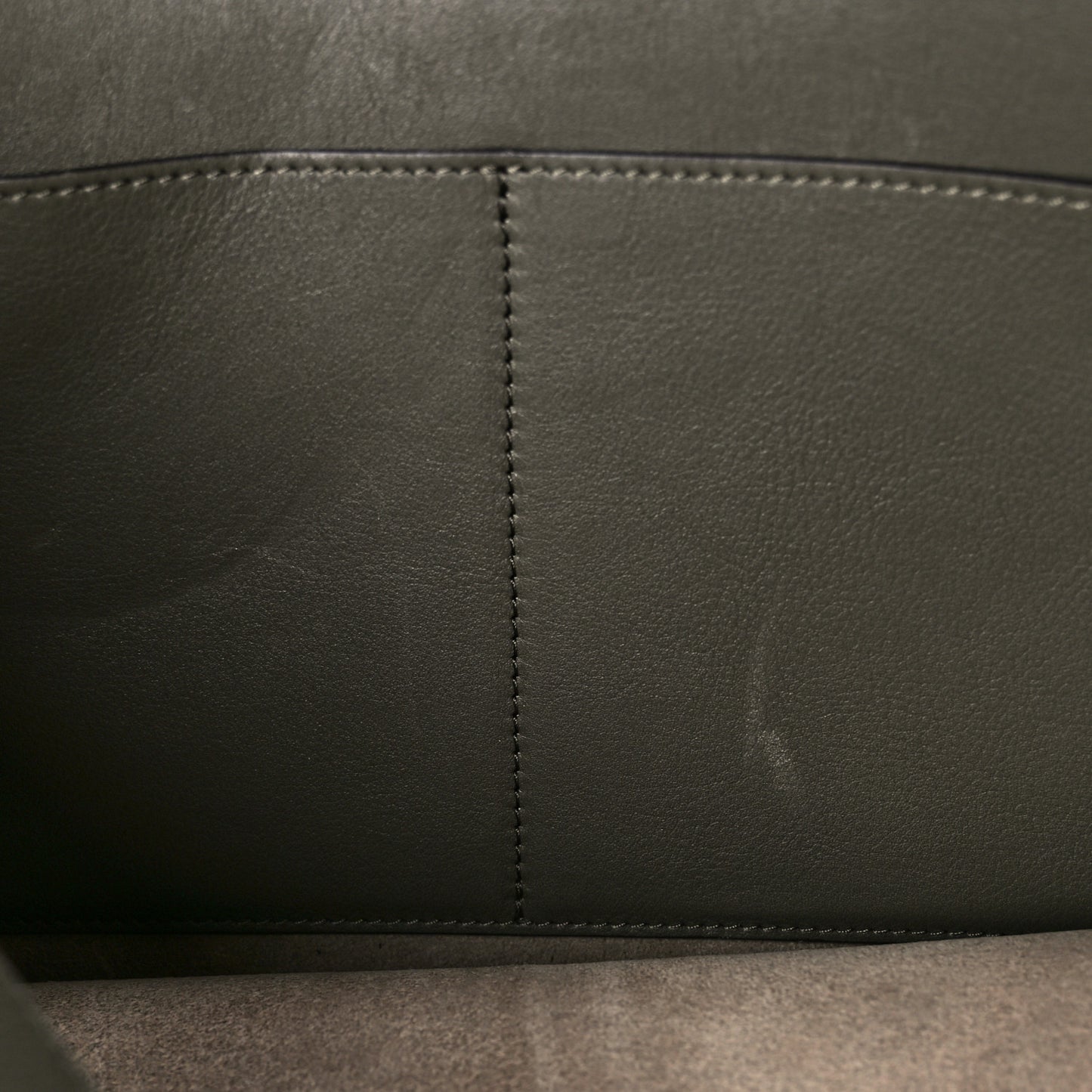 Supple Natural Calfskin Medium Tri-Fold Bag Stone