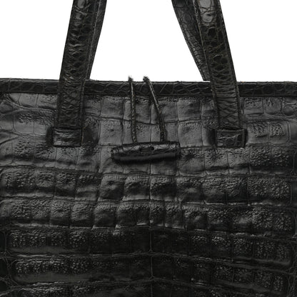 Nancy Gonzalez Crocodile Tote Black 7 of 17